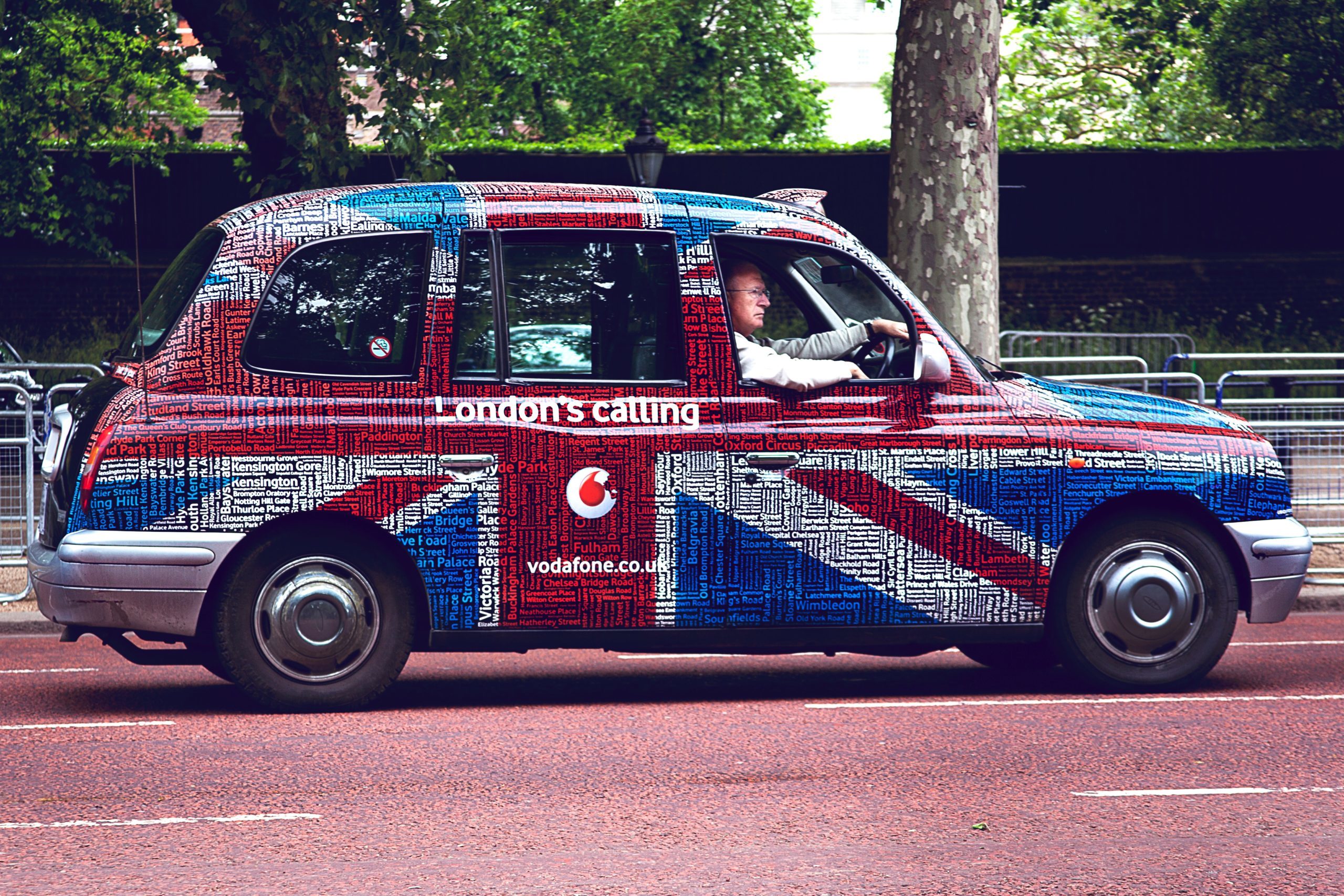 London Taxi by Deeana Arts