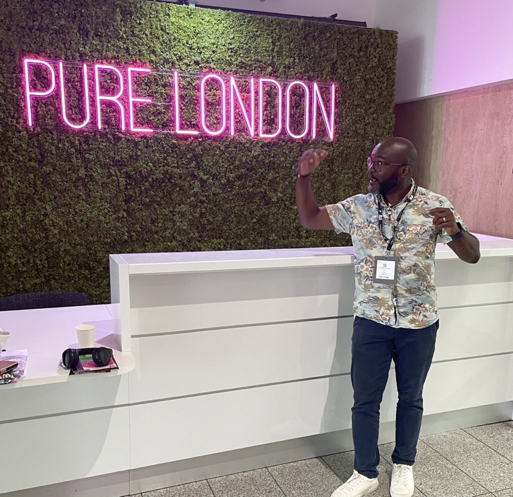 Emeka at Pure London